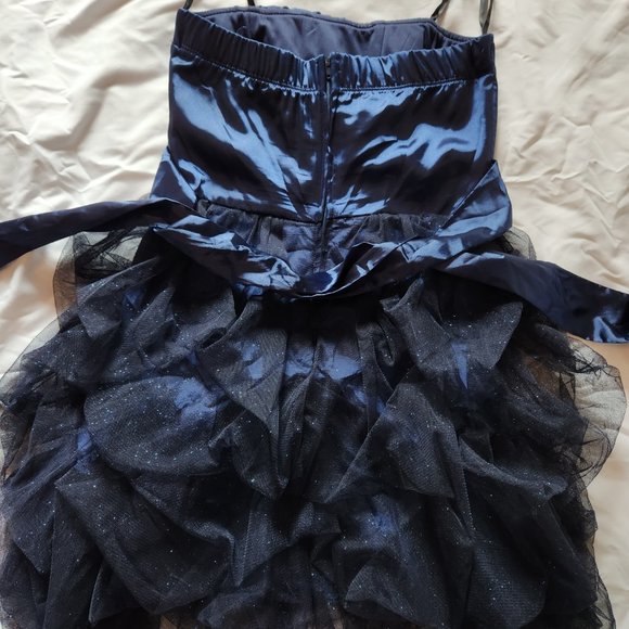 Xtraordinary Blue Strapless Short Dress Size 3 - Cocktail Dress - Sparkle - Picture 6 of 13